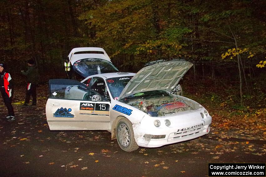 Alex Ramos / Sarah Freeze Acura Integra DNF'ed at the start SS15, Mount Marquette.