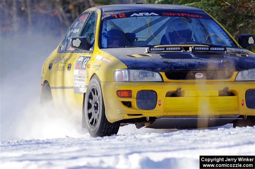 Steve Gingras / Katie Gingras Subaru Impreza on SS1.