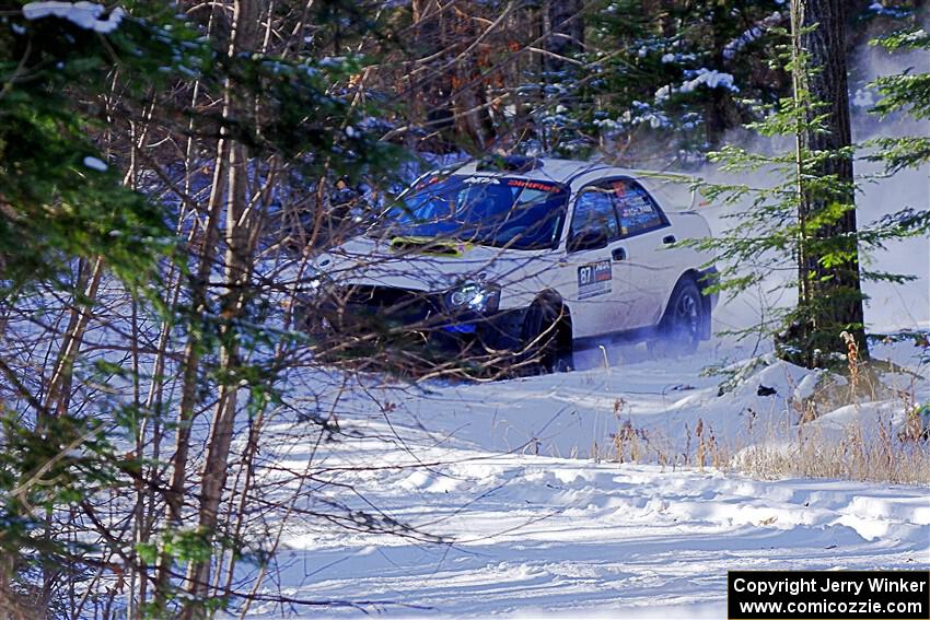 Mark Williams / Tim Kohlmann Subaru WRX STi on SS1.