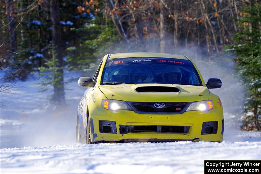 Scott Putnam / Alex Wong Subaru WRX STi on SS1.