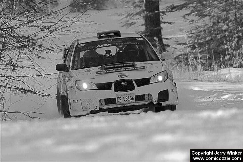 Pete Schaefer / Zack Goldstein Subaru Impreza 2.5i on SS1.