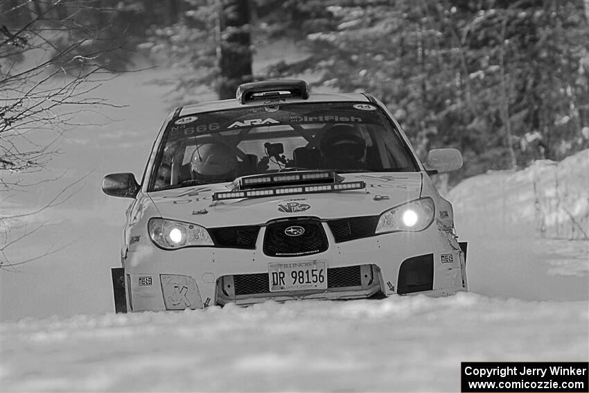 Pete Schaefer / Zack Goldstein Subaru Impreza 2.5i on SS1.