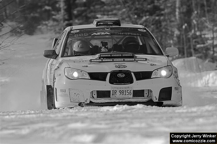 Pete Schaefer / Zack Goldstein Subaru Impreza 2.5i on SS1.