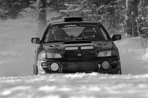 Jacob Kohler / Bill Codere Subaru Impreza on SS1.