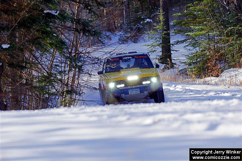 Scott Parrott / John Hicks Chevy S-10 on SS1.