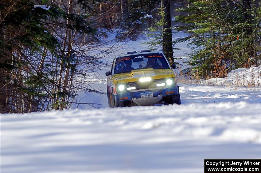 Scott Parrott / John Hicks Chevy S-10 on SS1.