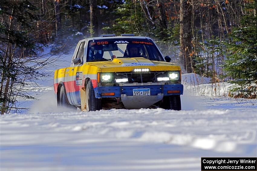 Scott Parrott / John Hicks Chevy S-10 on SS1.