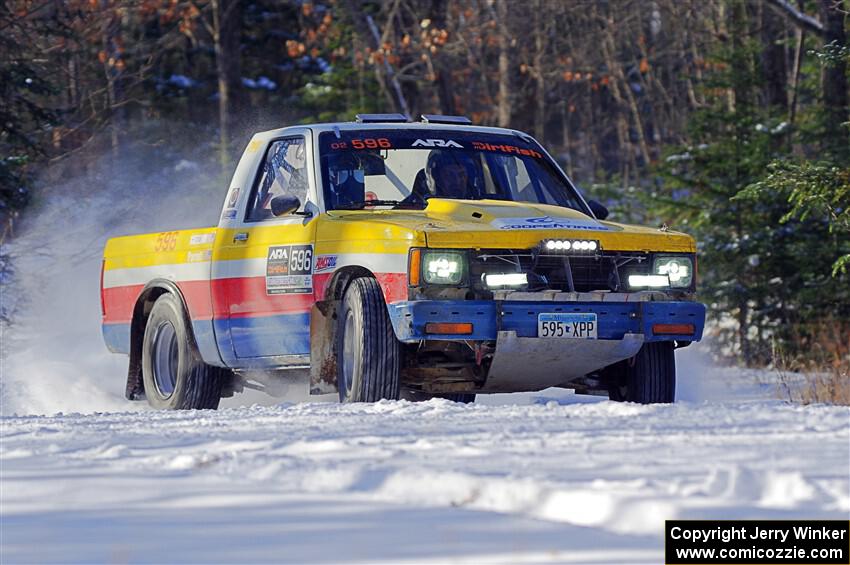 Scott Parrott / John Hicks Chevy S-10 on SS1.