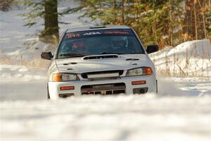 Jack Nelson / Jessica Nelson Subaru Impreza on SS1.