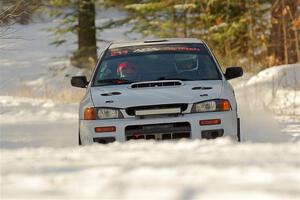 Jack Nelson / Jessica Nelson Subaru Impreza on SS1.