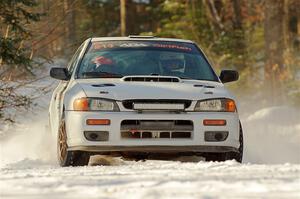 Jack Nelson / Jessica Nelson Subaru Impreza on SS1.