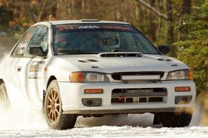 Jack Nelson / Jessica Nelson Subaru Impreza on SS1.