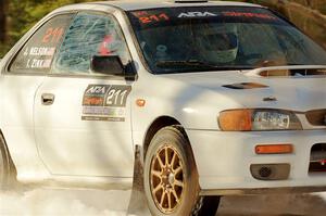 Jack Nelson / Jessica Nelson Subaru Impreza on SS1.