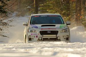 Jamey Randall / Geoff Youngdahl Subaru WRX on SS1.