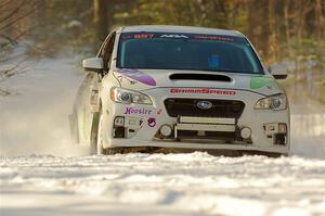 Jamey Randall / Geoff Youngdahl Subaru WRX on SS1.