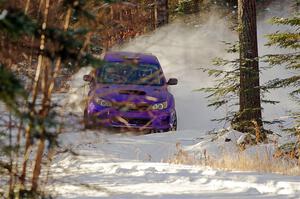 Silas Himes / Charlotte Himes Subaru WRX STi on SS1.