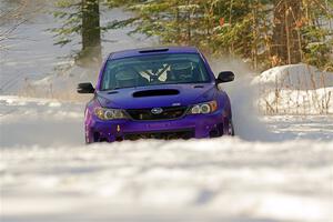 Silas Himes / Charlotte Himes Subaru WRX STi on SS1.