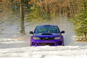 Silas Himes / Charlotte Himes Subaru WRX STi on SS1.