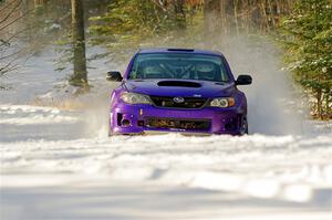 Silas Himes / Charlotte Himes Subaru WRX STi on SS1.