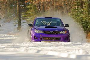 Silas Himes / Charlotte Himes Subaru WRX STi on SS1.