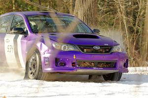 Silas Himes / Charlotte Himes Subaru WRX STi on SS1.