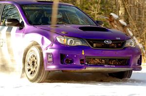 Silas Himes / Charlotte Himes Subaru WRX STi on SS1.