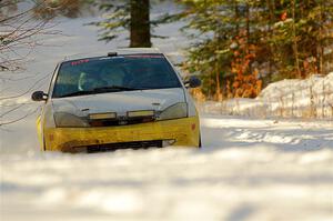 Drake Willis / Shelby Sangren Ford Focus on SS1.