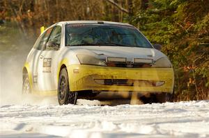 Drake Willis / Shelby Sangren Ford Focus on SS1.