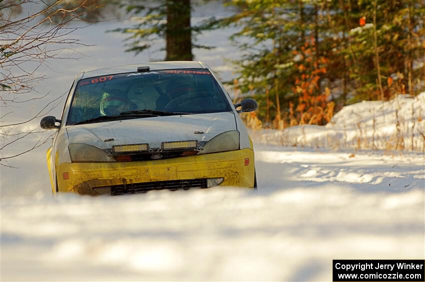 Drake Willis / Shelby Sangren Ford Focus on SS1.