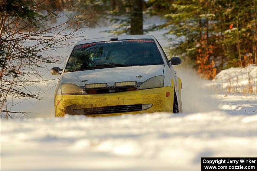 Drake Willis / Shelby Sangren Ford Focus on SS1.