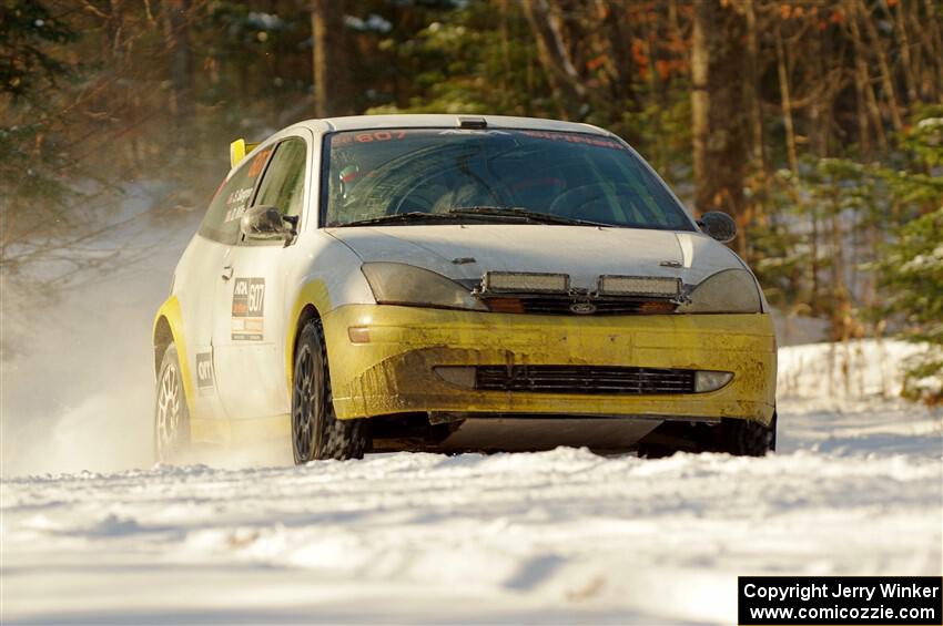 Drake Willis / Shelby Sangren Ford Focus on SS1.