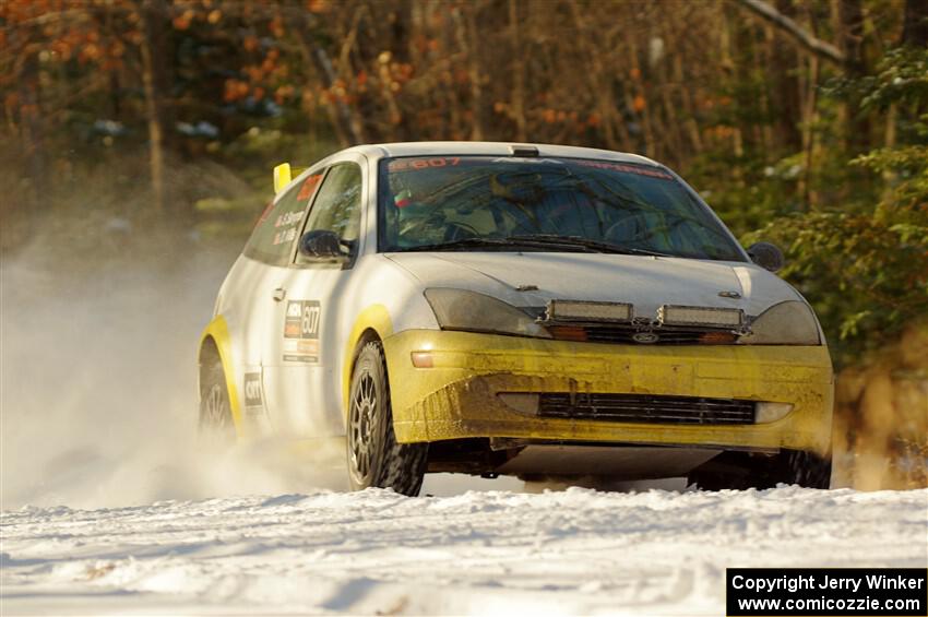 Drake Willis / Shelby Sangren Ford Focus on SS1.