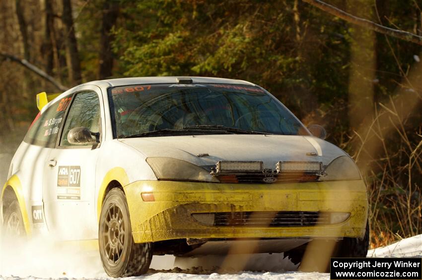 Drake Willis / Shelby Sangren Ford Focus on SS1.