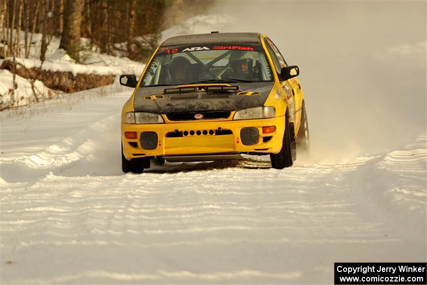 Steve Gingras / Katie Gingras Subaru Impreza on SS2.