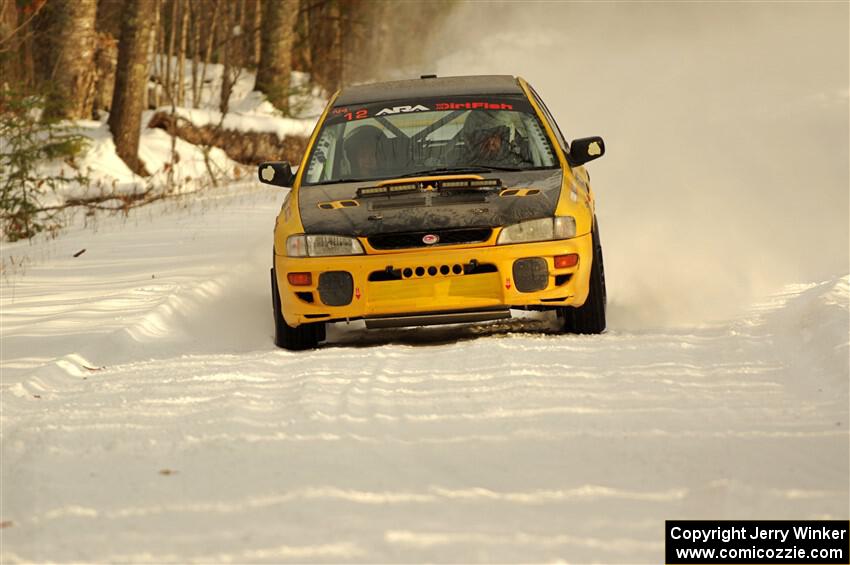 Steve Gingras / Katie Gingras Subaru Impreza on SS2.