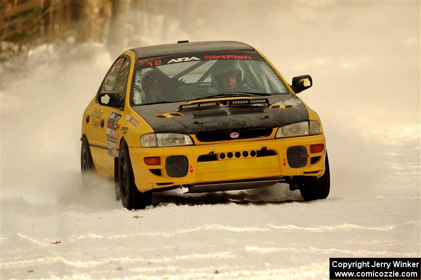 Steve Gingras / Katie Gingras Subaru Impreza on SS2.