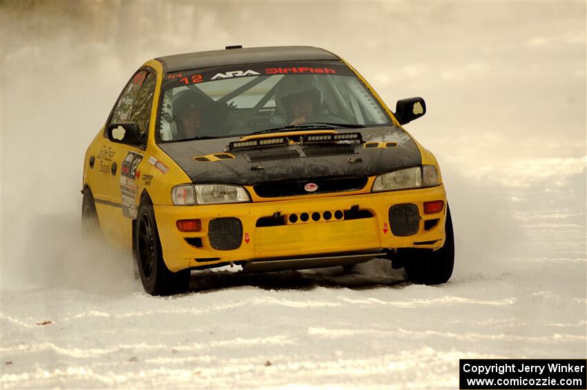 Steve Gingras / Katie Gingras Subaru Impreza on SS2.