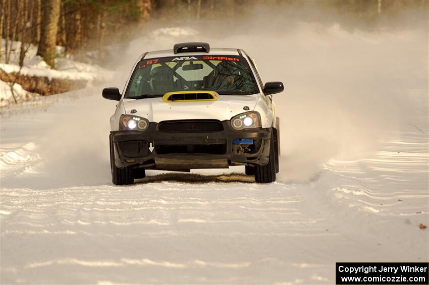 Mark Williams / Tim Kohlmann Subaru WRX STi on SS2.