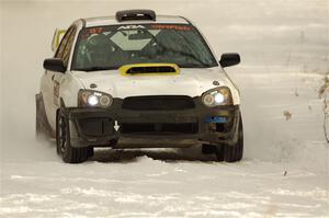 Mark Williams / Tim Kohlmann Subaru WRX STi on SS2.