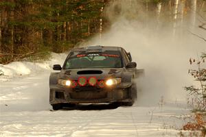 Daryl Bergen / Karl Bergen Subaru WRX STi on SS2.