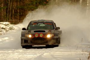 Daryl Bergen / Karl Bergen Subaru WRX STi on SS2.