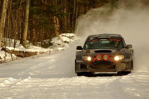 Daryl Bergen / Karl Bergen Subaru WRX STi on SS2.