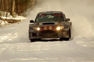 Daryl Bergen / Karl Bergen Subaru WRX STi on SS2.