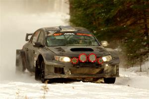 Daryl Bergen / Karl Bergen Subaru WRX STi on SS2.