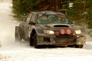 Daryl Bergen / Karl Bergen Subaru WRX STi on SS2.