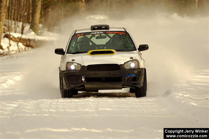 Mark Williams / Tim Kohlmann Subaru WRX STi on SS2.