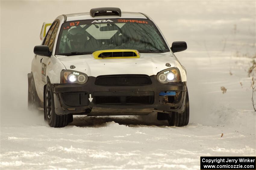 Mark Williams / Tim Kohlmann Subaru WRX STi on SS2.