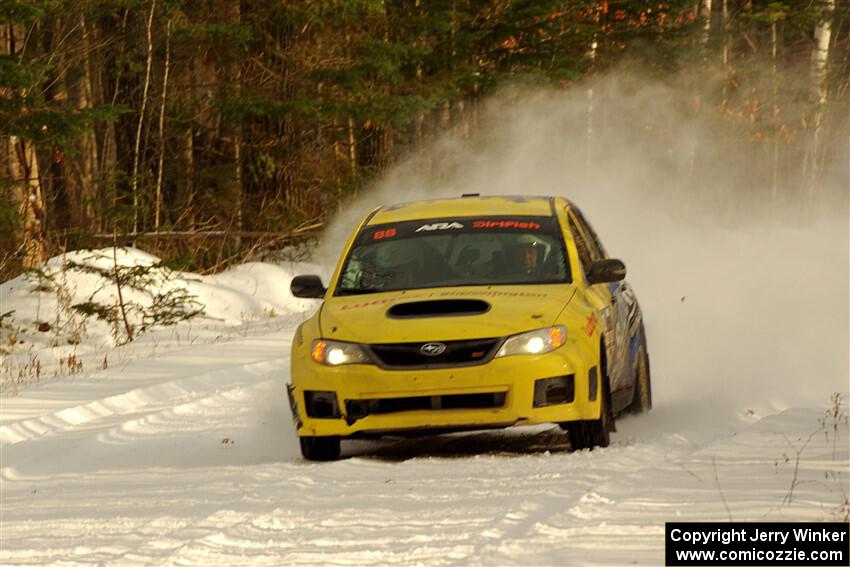 Scott Putnam / Alex Wong Subaru WRX STi on SS2.