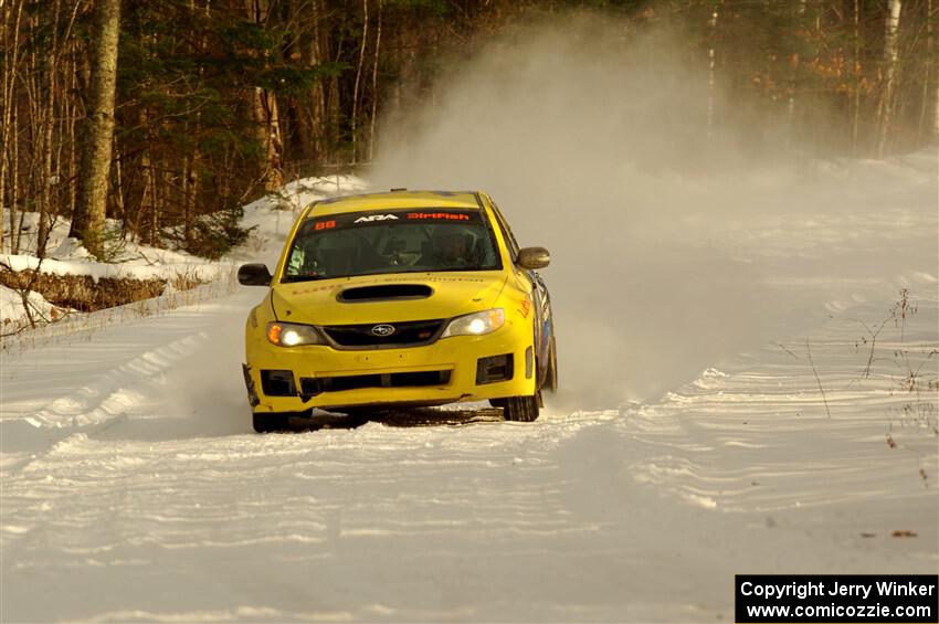 Scott Putnam / Alex Wong Subaru WRX STi on SS2.