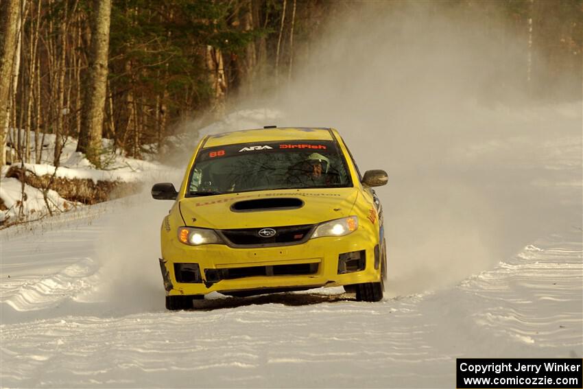 Scott Putnam / Alex Wong Subaru WRX STi on SS2.